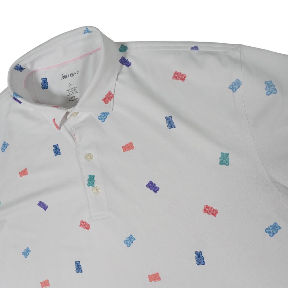 The Lake Club Johnnie-O Gummy Bear Performance Golf Polo Shirt Men's XL